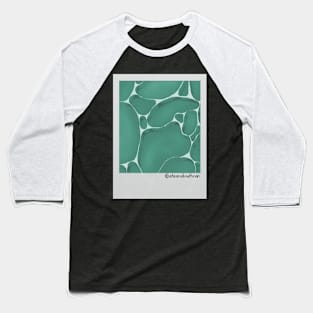 Teal Anime Water Baseball T-Shirt